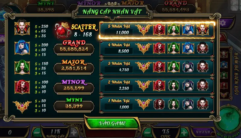 Hướng dẫn và trải nghiệm chơi game Bá tước quyền năng tại cổng 789 Club