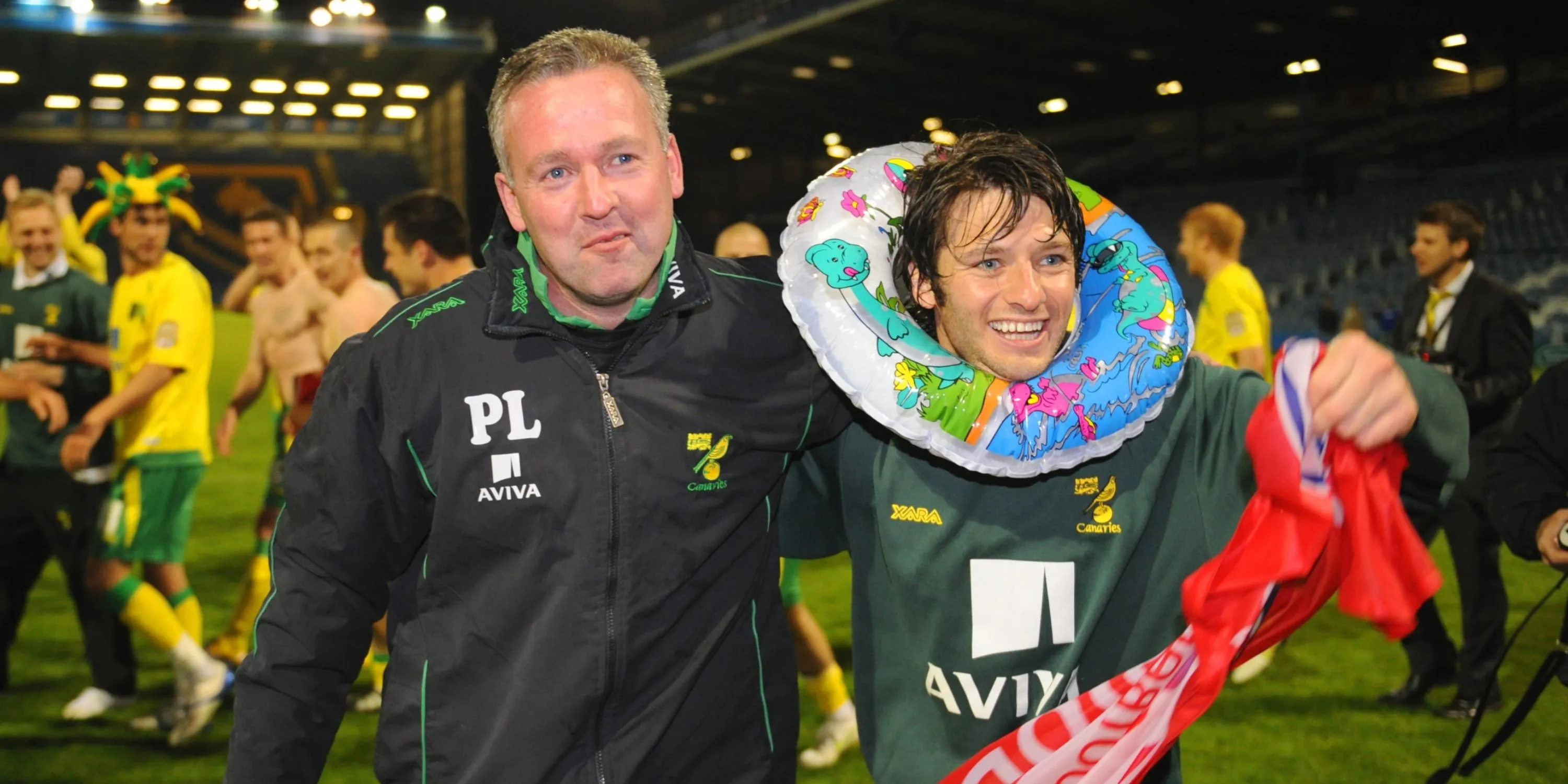 Norwich celebrate promotion