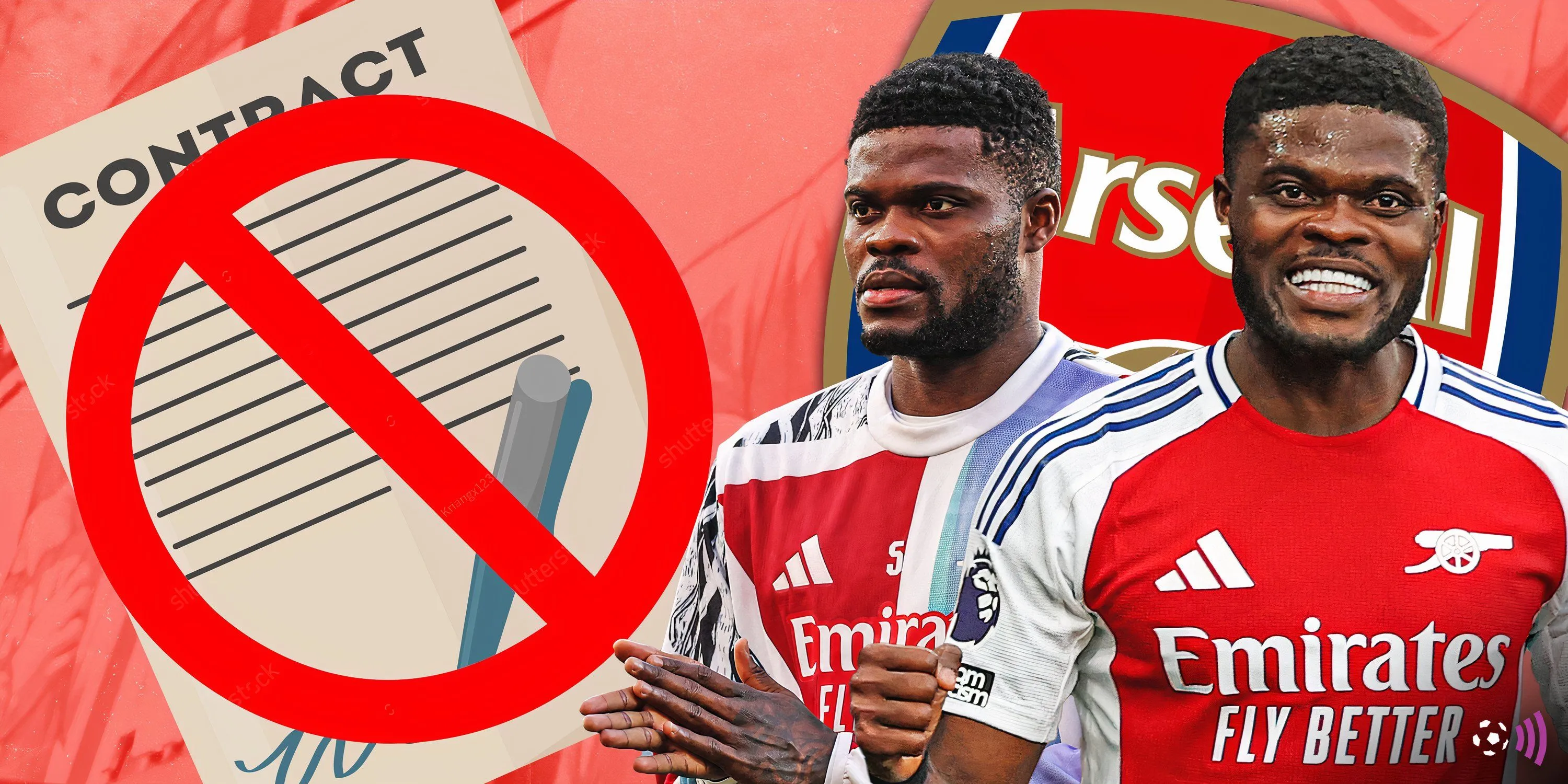 Tiền vệ Thomas Partey của Arsenal
