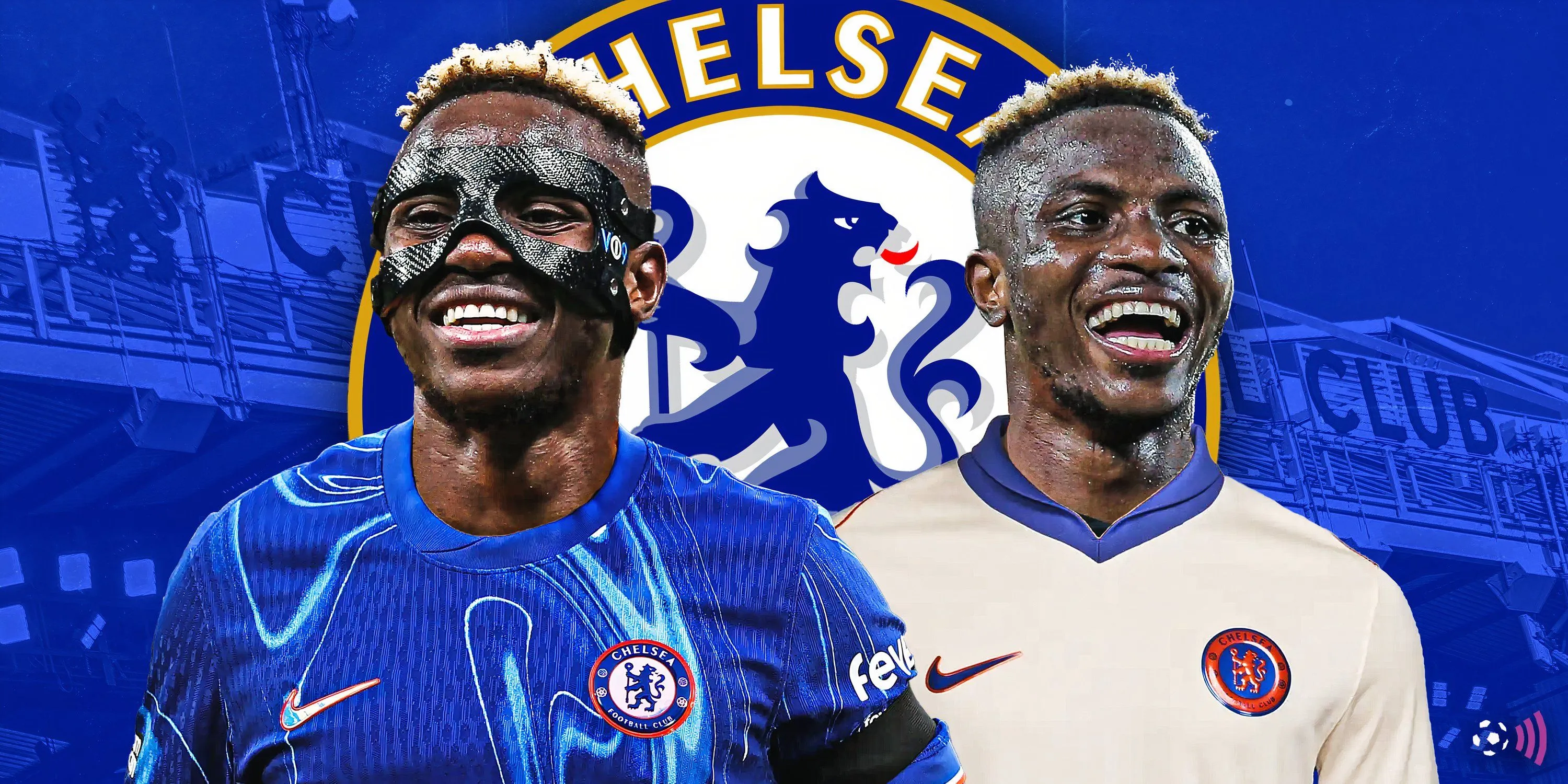 Victor Osimhen, tiền đạo Napoli, liên kết chuyển nhượng với Chelsea