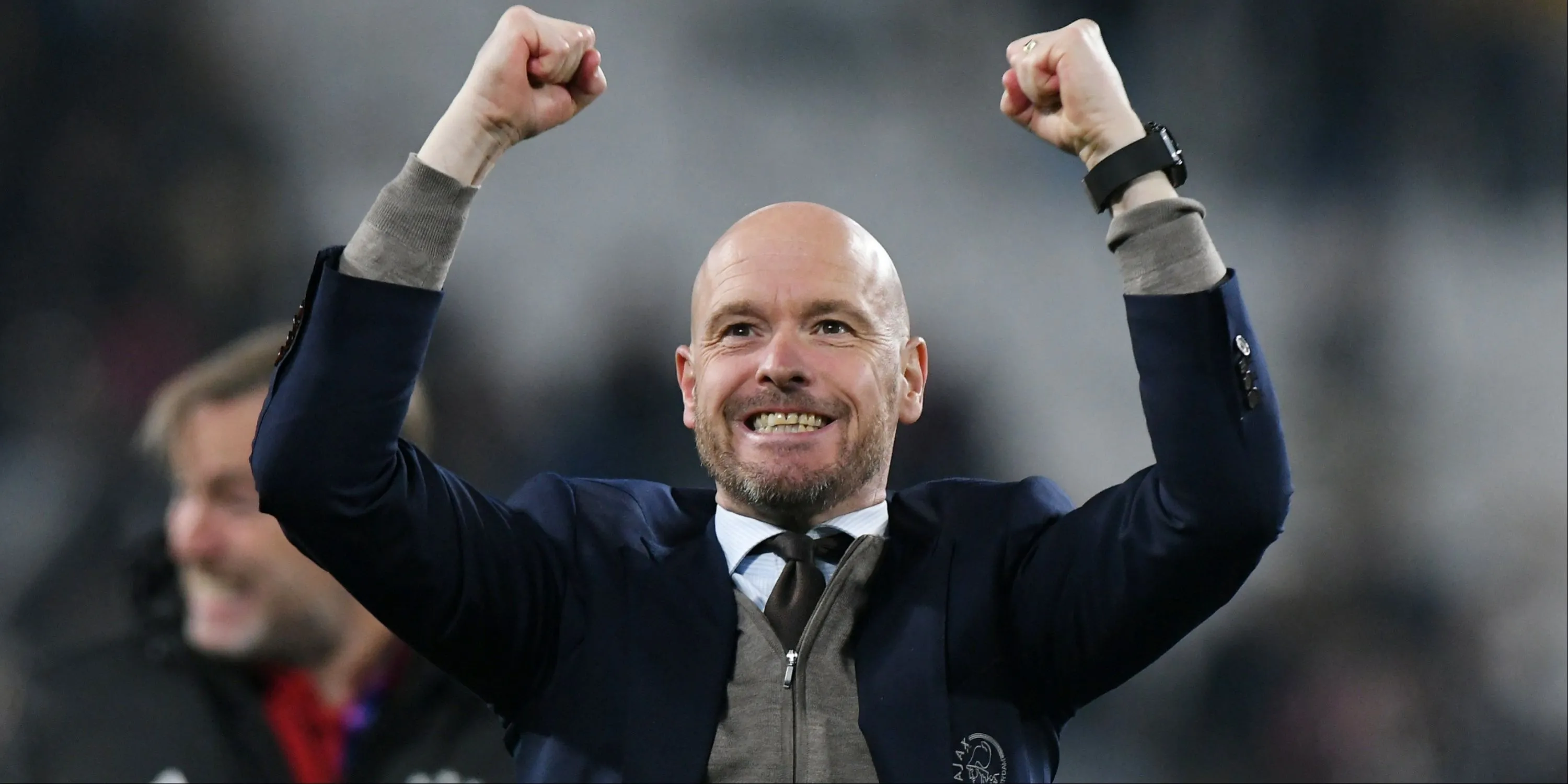 Huấn luyện viên Erik ten Hag cùng đội hình Ajax năm 2019
