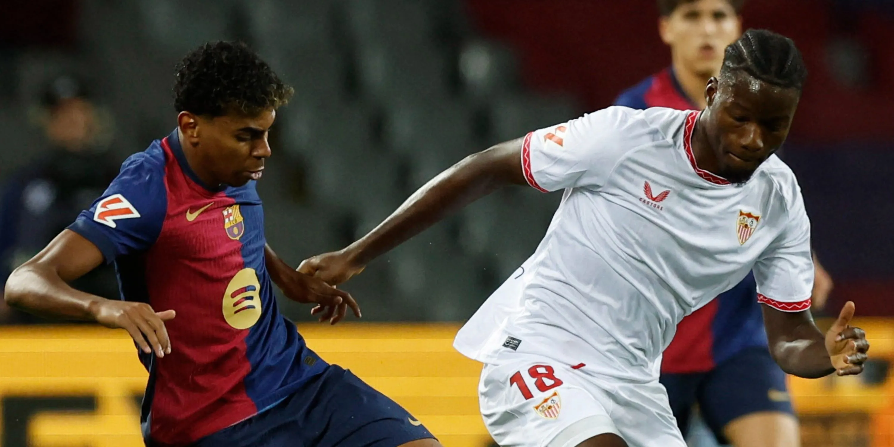 Lucien Agoume trong màu áo Sevilla tại La Liga