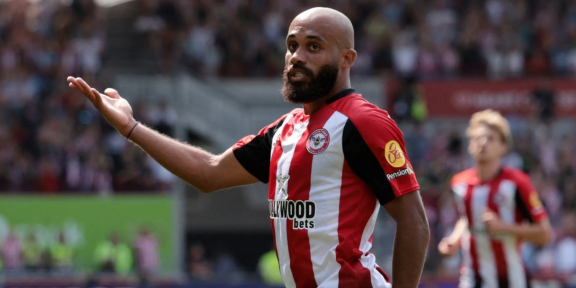 Tiền đạo Bryan Mbeumo của Brentford, người có khả năng rời đi