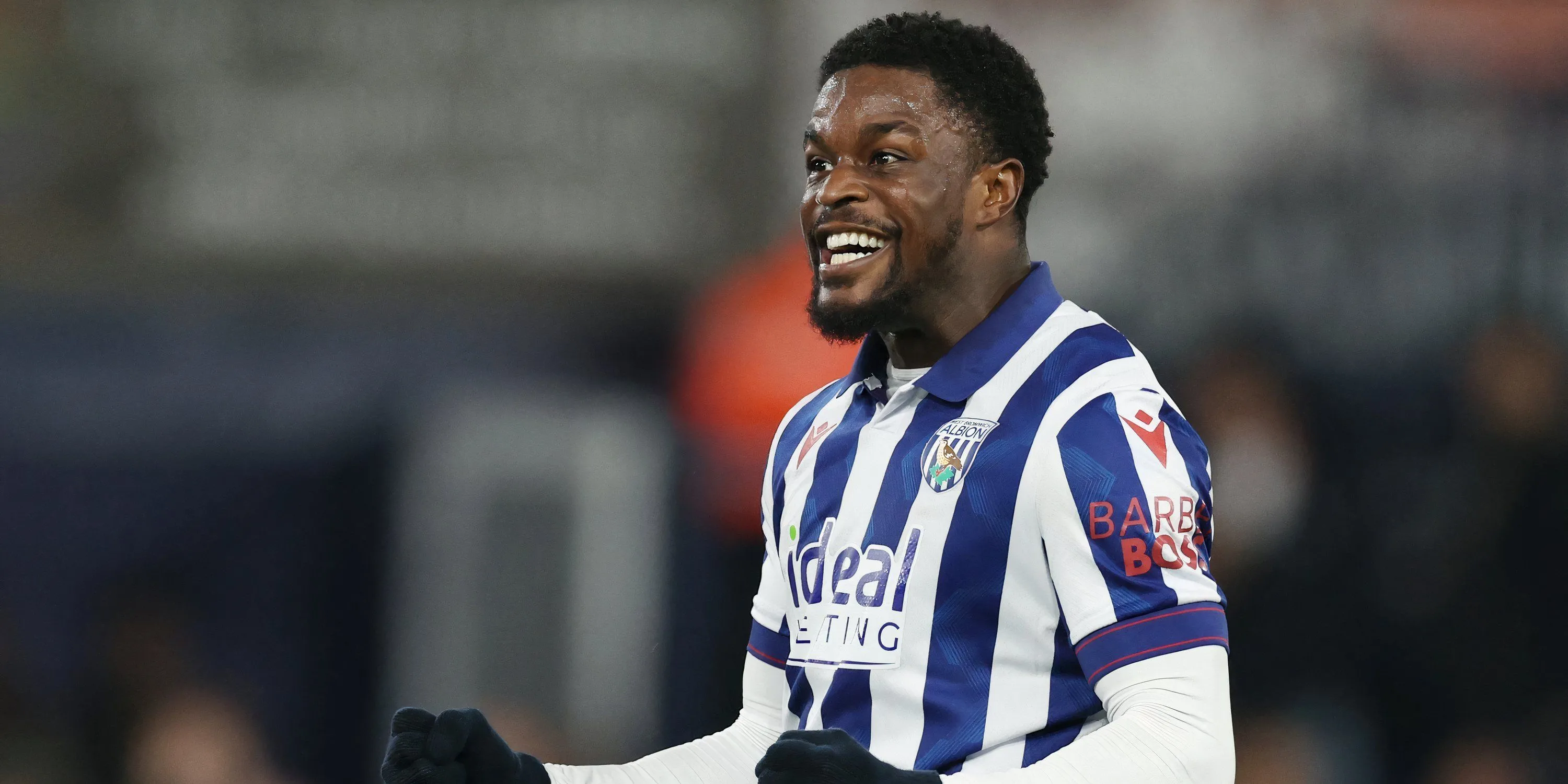 Tiền đạo Josh Maja trong màu áo West Bromwich Albion