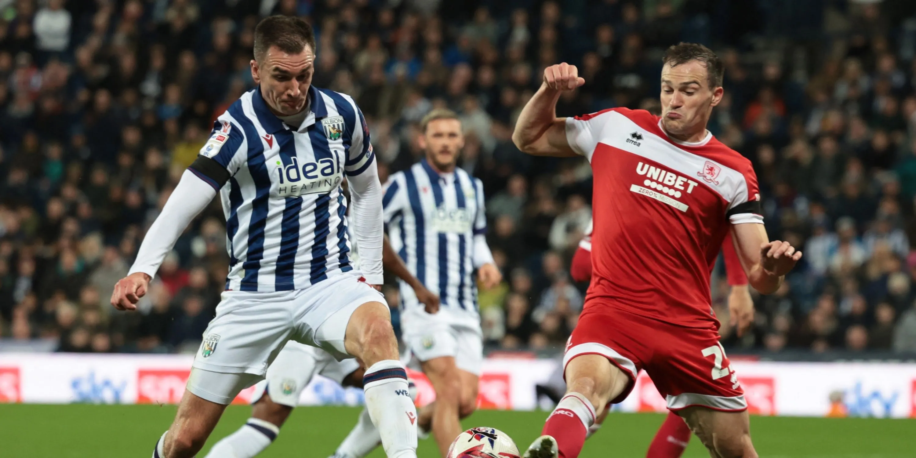 Tiền vệ tấn công Jed Wallace của West Bromwich Albion
