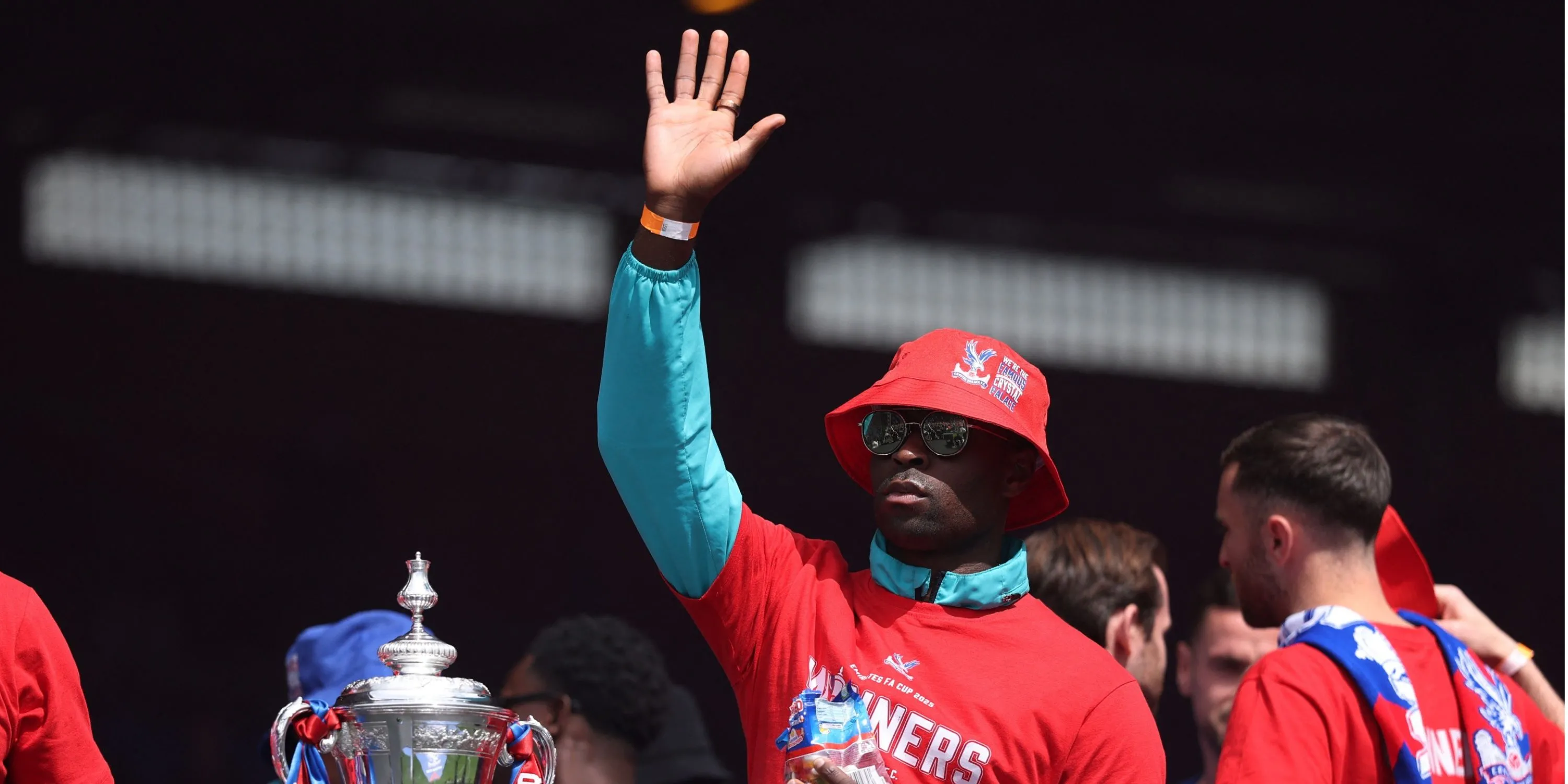 Trung vệ Marc Guehi của Crystal Palace trong trận đấu FA Cup