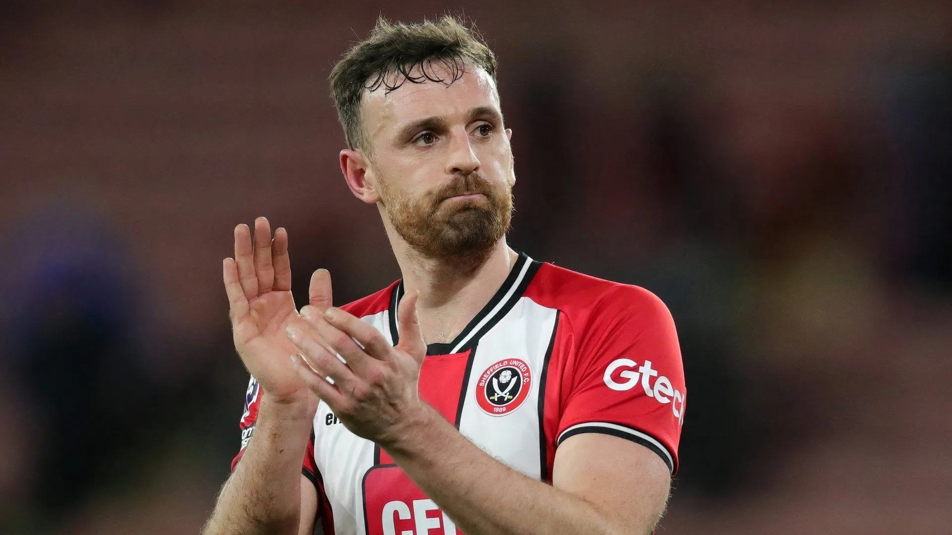Jack Robinson thi đấu trong màu áo Sheffield United